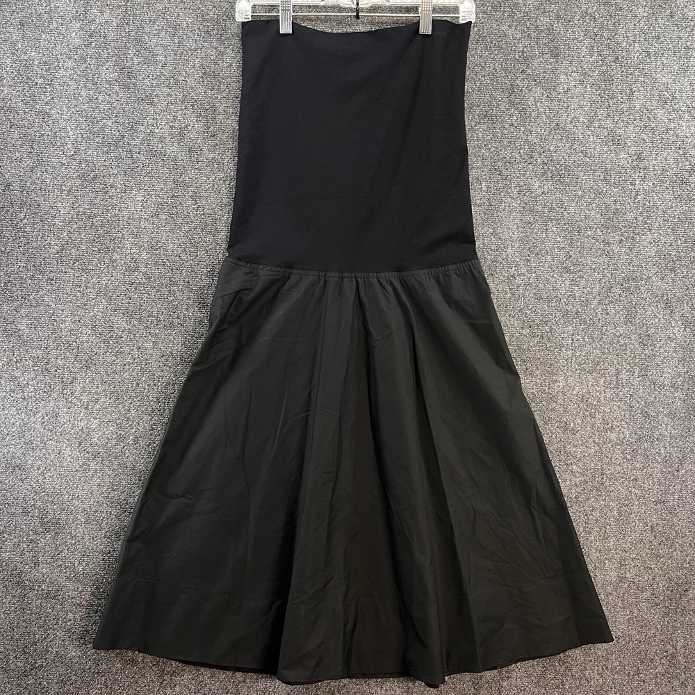 NWT Vintage DKNY Donna Karan Black Strapless Dress Sz M LBD Y2K Elegant Classic